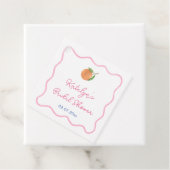 Lebhaftes rosa Kobalt Blaues Zitrusfrüchte-Brautpa Geschenkanhänger (Beispiel)