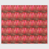 Lebhaftes rosa Pfeifenpapier Geschenkpapier (Flach)