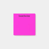 Lebhaftes Rosa Post-it Klebezettel (Vorderseite)
