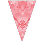 Lebhaftes rosa Textildesign mit aufwändiger tl Wimpelkette (Erste Fahne)
