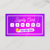 Lebhaftes Rosa- und Gelbafrikanisches Haarflechten Treuekarte (Rückseite)