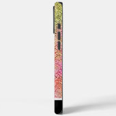 Lebhaftes rosa und grünes Snakeskin-Design Case-Mate iPhone Hülle (Rückseite / Links)