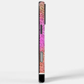 Lebhaftes rosa und grünes Snakeskin-Design Case-Mate iPhone Hülle (Rückseite / Rechts)