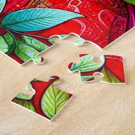 Lebhaftes rotes Haar Puzzle (Seite)