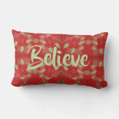 Lebhaftes Rotes Kissen (Rückseite)