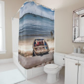 Lebhaftes Row-Boot Duschvorhang (Beispiel)