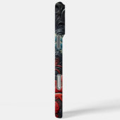 Lebhaftes Schiff in wirbelnden Wellen Case-Mate iPhone Hülle (Rückseite / Rechts)