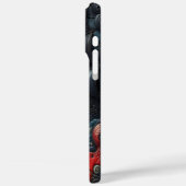 Lebhaftes Schiff in wirbelnden Wellen Case-Mate iPhone Hülle (Rückseite / Links)