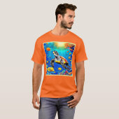 Lebhaftes Schildkrötenriff T-Shirt (Vorne ganz)