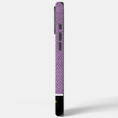 Lebhaftes Schlangenmuster in sanften lila Tönen Case-Mate iPhone Hülle (Rückseite / Links)