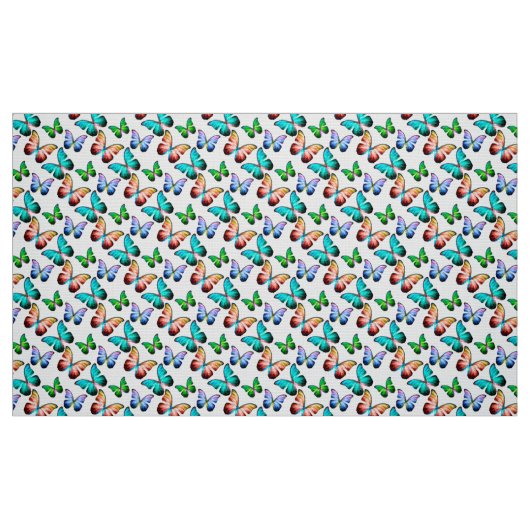 Lebhaftes Schmetterlingsmuster Stoff (Fat Quarter (45,7 x 55,9 cm))