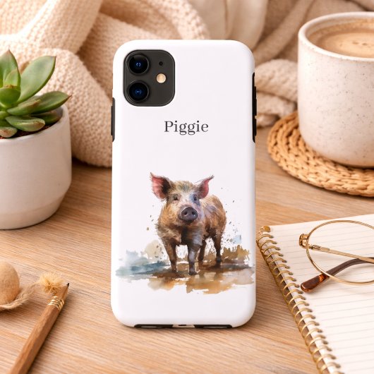 Lebhaftes Schwein, Brauch Case-Mate iPhone Hülle