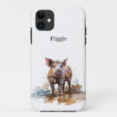 Lebhaftes Schwein, Brauch Case-Mate iPhone Hülle (Rückseite)