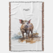 Lebhaftes Schwein, Brauch Decke (Vorderseite Vertikal)