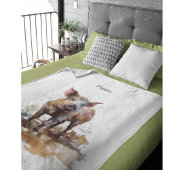 Lebhaftes Schwein, Brauch Fleecedecke