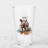 Lebhaftes Schwein, Brauch Glas (Vorderseite)