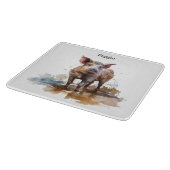 Lebhaftes Schwein, Brauch Schneidebrett (Ecke)