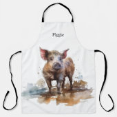 Lebhaftes Schwein, Brauch Schürze (Vorderseite)