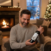 Lebhaftes Schwein, Brauch Weinetikett