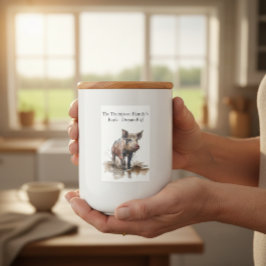 Lebhaftes Schwein, Brauch Weinetikett