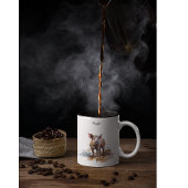 Lebhaftes Schwein, Brauch Zweifarbige Tasse