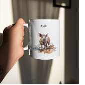 Lebhaftes Schwein, Brauch Zweifarbige Tasse