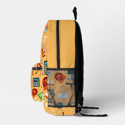 Lebhaftes Science Design perfekt für Klasse und St Bedruckter Rucksack (Rechts)