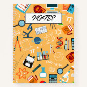 Lebhaftes Science Design perfekt für Klasse und St Notizblock (Vorderseite)