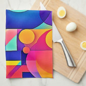 Lebhaftes Shape Play Geschirrtuch (Viertel Falte)