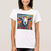 Lebhaftes Sheep-T-Shirt T-Shirt (Vorderseite)