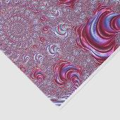 Lebhaftes Shiny Groovy Trippy Spiraling Fraktal Ar Seidenpapier (Ausschnitt)