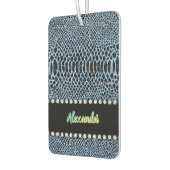 Lebhaftes Snakeskin-Druckmuster Autolufterfrischer (Links)