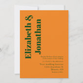 Lebhaftes Sonnenaufgang Minimalistisch Mix & Match Einladung (Vorderseite)