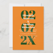 Lebhaftes Sonnenaufgang Minimalistisch Mix & Match Einladung (Vorderseite)