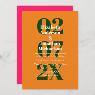 Lebhaftes Sonnenaufgang Minimalistisch Mix & Match Einladung