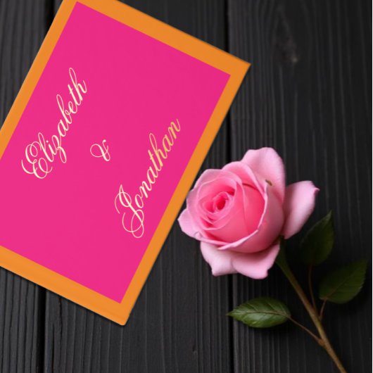 Lebhaftes Sonnenaufgang Minimalistisch Mix & Match Gästebuch