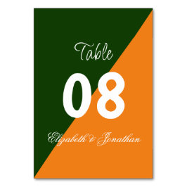 Lebhaftes Sonnenaufgang Minimalistisch Mix & Match Tischnummer