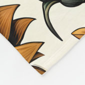 Lebhaftes Sonnenblumenmuster Fleecedecke (Ecke)