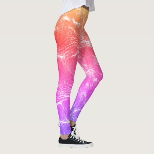 Lebhaftes Spektrum: neuer mehrfarbiger Mode-Stil Leggings (Rechts)