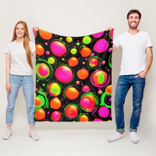 Lebhaftes Sphere Ballet Fleecedecke (Beispiel)
