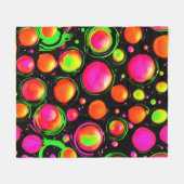 Lebhaftes Sphere Ballet Fleecedecke (Vorderseite (Horizontal))