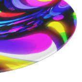 Lebhaftes Spiral Fantasy Pattern Schneidebrett (Ecke)