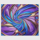 lebhaftes Spiralpapier Geschenkpapier (Flach)