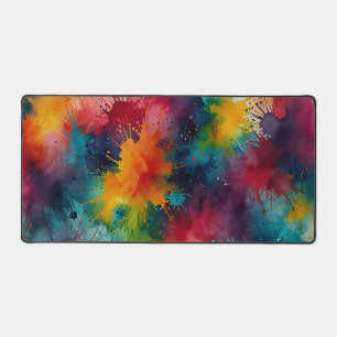 Lebhaftes Splash Mousepad - kühl und farbenfroh De Schreibtischunterlage