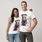 Lebhaftes Splash Pit Bull Design T-Shirt (Unisex)