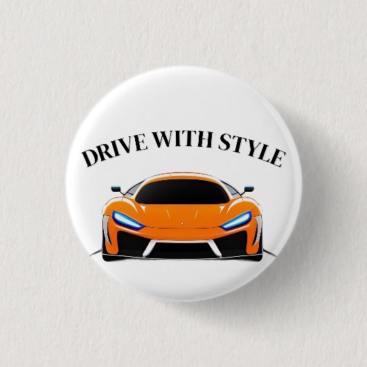 Lebhaftes Sportwagen mit Neon Glow Button (Vorderseite)