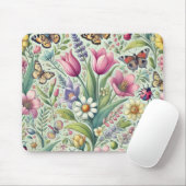 Lebhaftes Spring-Themed Mouse Pad Mousepad (Mit Mouse)