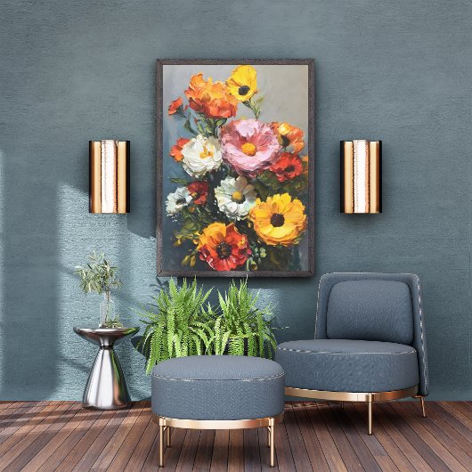 Lebhaftes Stillleben Fotodruck