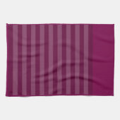 Lebhaftes Striped Maroon Matching Geschirrtuch (Horizontal)
