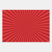 Lebhaftes Sunburst Pattern Trio Geschenkpapier Set (Vorderseite 2)